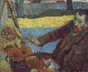 Paul Gauguin Van Gogh painting of sunflowers oil painting on canvas